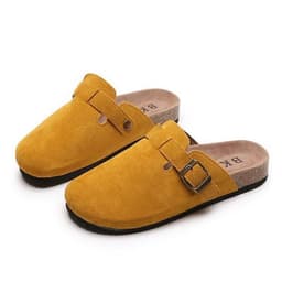 image-Women's Large Flat Sole Slip On Baotou Half Slippers