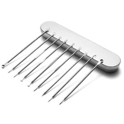 image-Factory wholesale stainless steel acne needle holder double-head teasing acne acne needle to blackhead beauty tool set