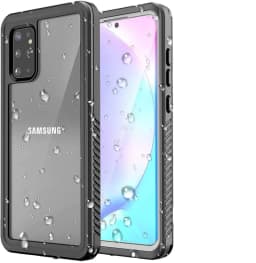 image-Suitable for Samsung Galaxy S20plus waterproof shell transparent anti-fall mobile phone protective cover 6.7 inch