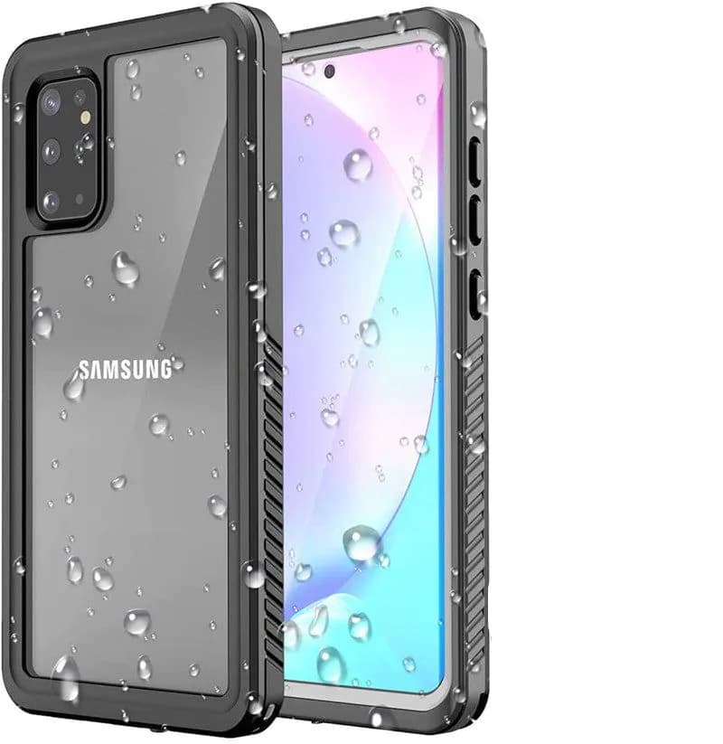 image-Suitable for Samsung Galaxy S20plus waterproof shell transparent anti-fall mobile phone protective cover 6.7 inch
