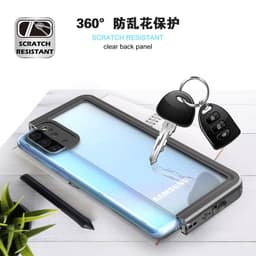 image-Suitable for Samsung Galaxy S20plus waterproof shell transparent anti-fall mobile phone protective cover 6.7 inch