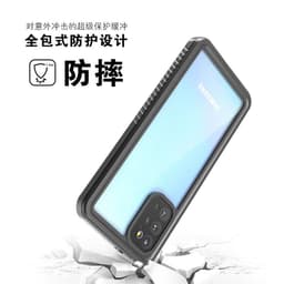 image-Suitable for Samsung Galaxy S20plus waterproof shell transparent anti-fall mobile phone protective cover 6.7 inch