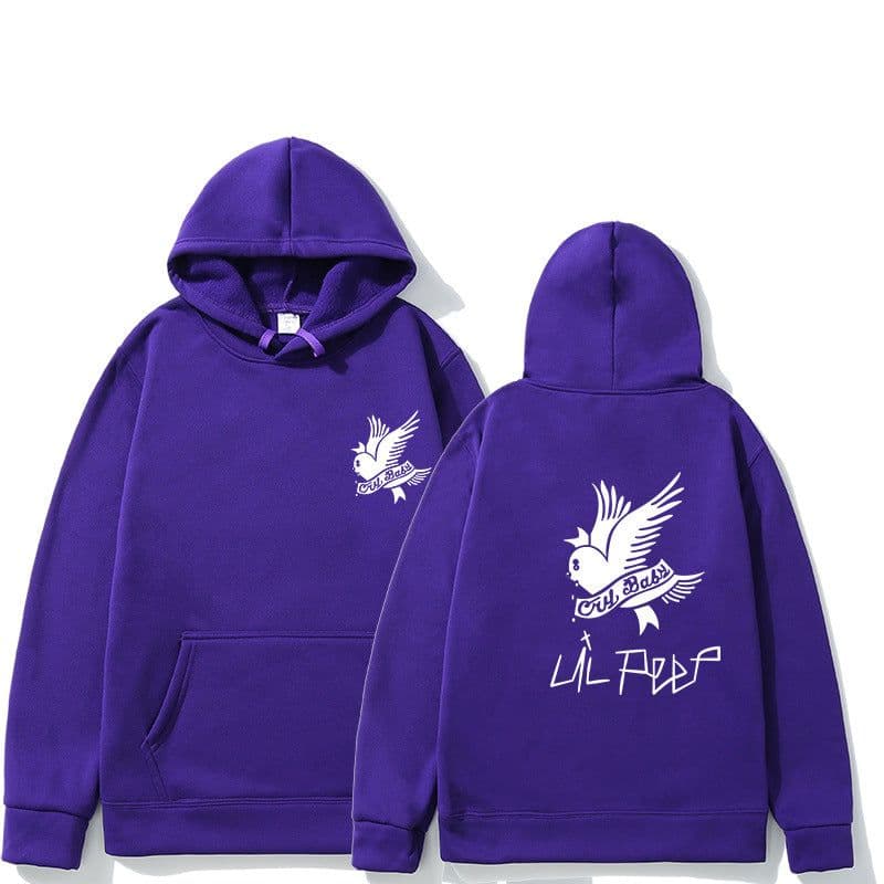 image-Cross-border Amazon new European and American singer Lil Peep street trend hooded men's and women's sweaters