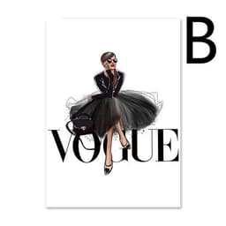 image-High Heels Books Perfume Bottle Magazine Modern Home Decoration Painting