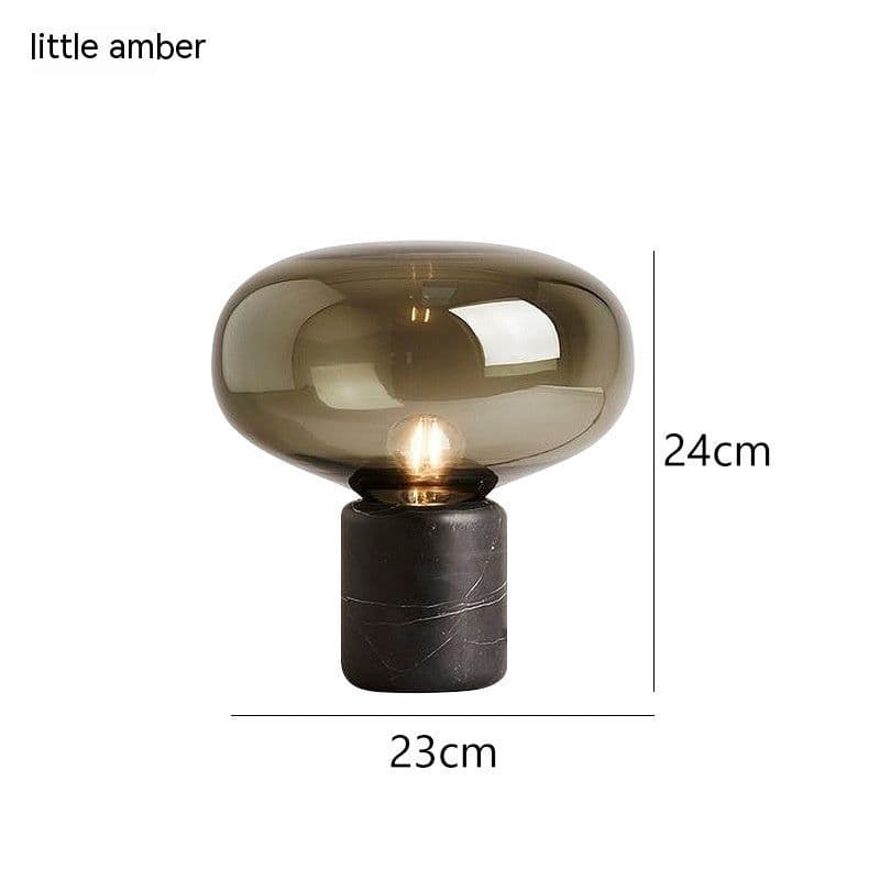 image-Light Luxury Post-modern Glass Ball Lamp Simple Designer Bedroom And Living