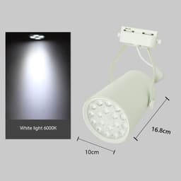 image-LED Track Spotlight Track Lamp 12 W18W Clothing Store Background Wall Open-mounted Slide Spotlight Super Bright