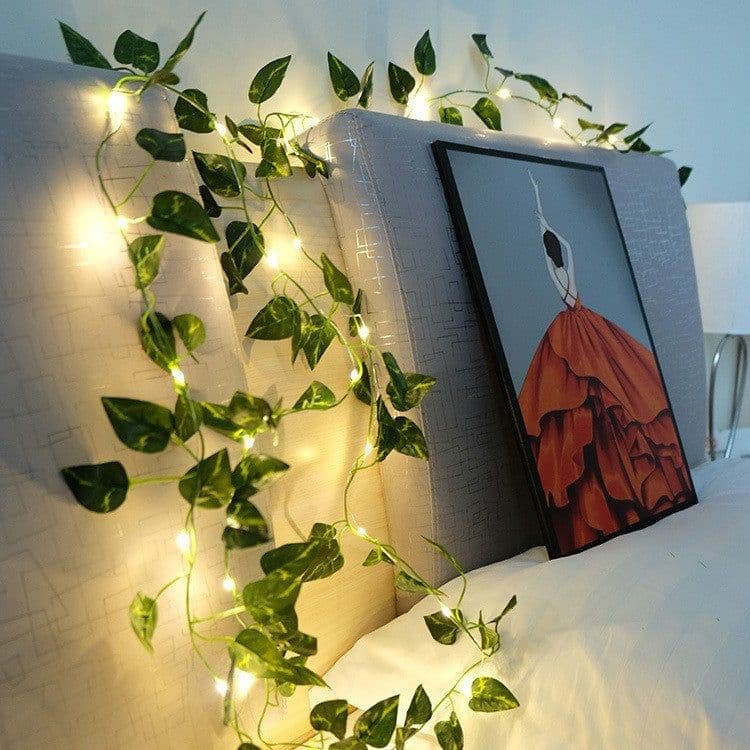 image-Rattan Lighting Chain Outdoor Courtyard Ornamental Festoon Lamp