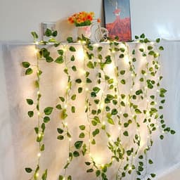 image-Rattan Lighting Chain Outdoor Courtyard Ornamental Festoon Lamp