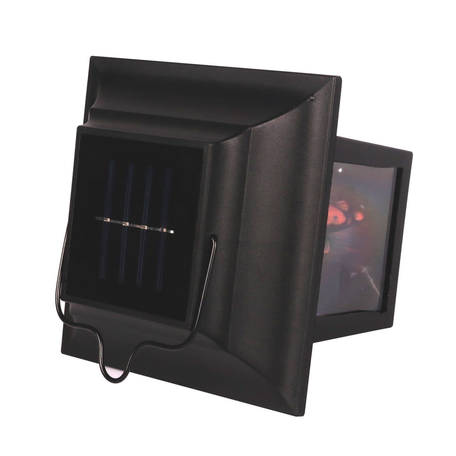 image-Retro Outdoor Decoration Electronic Hanging Lamp Garden Courtyard LED Portable Candle Solar Lanterns