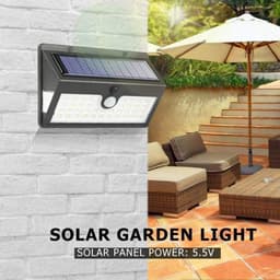image-Three-sided Luminous Solar Sensor Wall Lamp