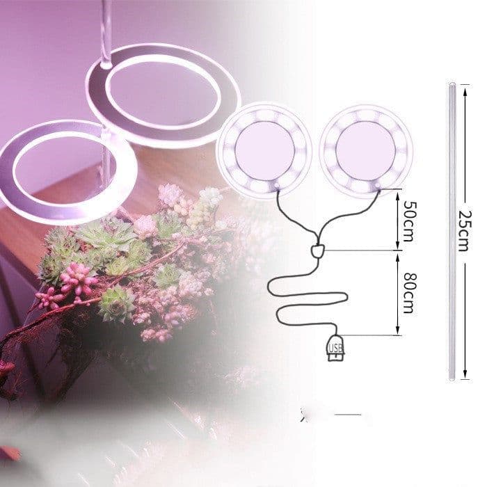 image-Full-spectrum LED Imitating Sun Coloring Plant Succulent Fill Light Lamp