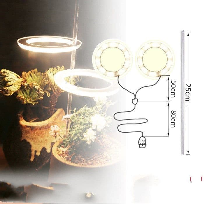 image-Full-spectrum LED Imitating Sun Coloring Plant Succulent Fill Light Lamp