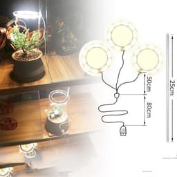 image-Full-spectrum LED Imitating Sun Coloring Plant Succulent Fill Light Lamp