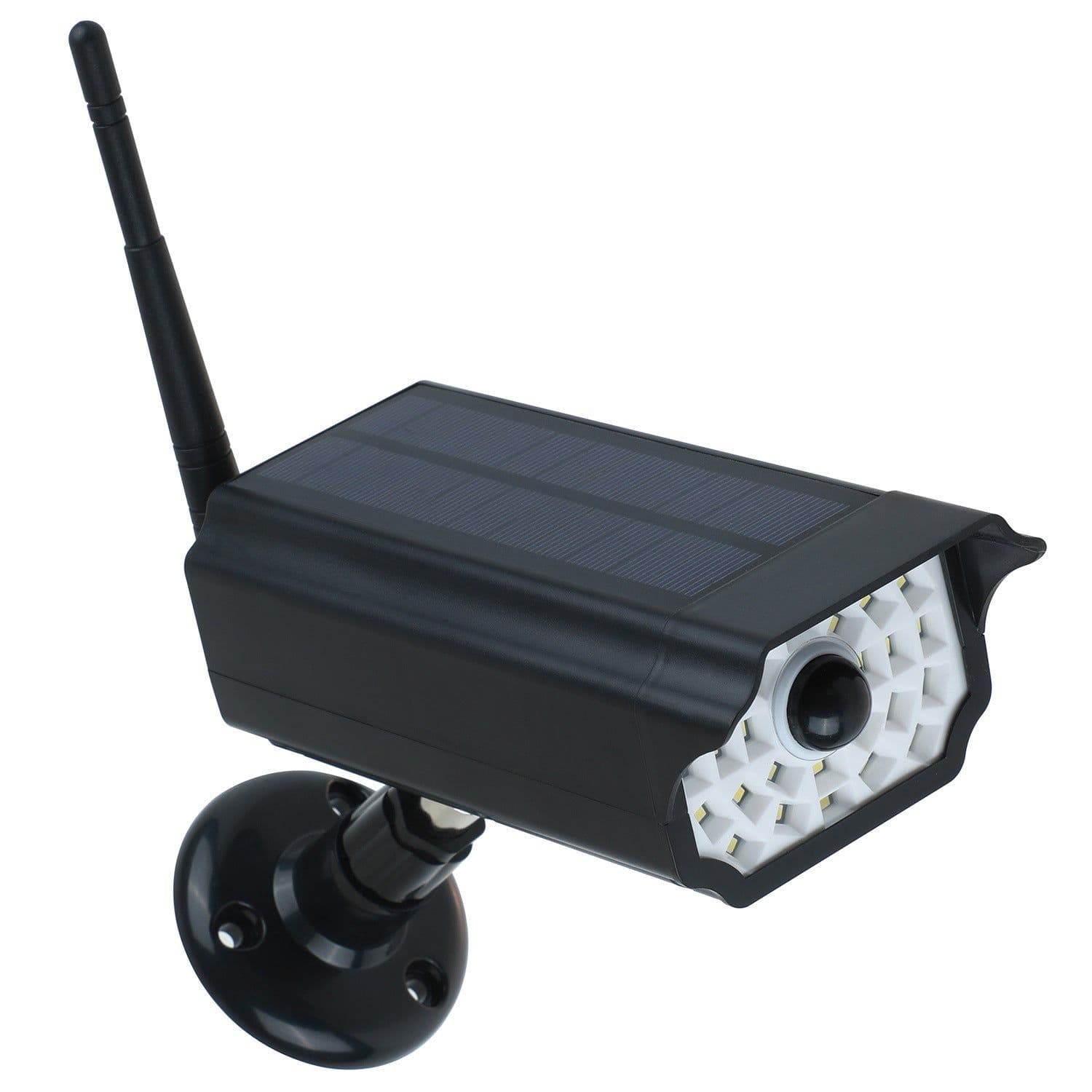 image-Solar Simulation Monitor Lamp Wall Lamp Scare Thief Anti-theft 30LED Infrared Sensor Lamp