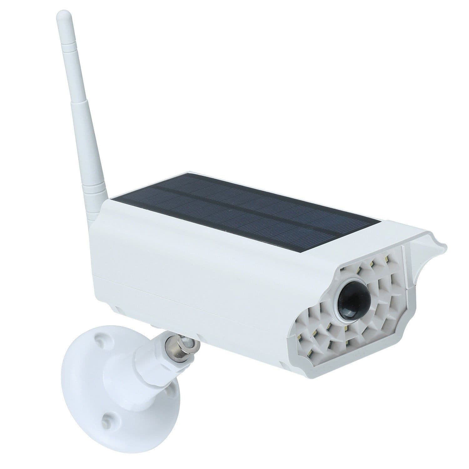 image-Solar Simulation Monitor Lamp Wall Lamp Scare Thief Anti-theft 30LED Infrared Sensor Lamp