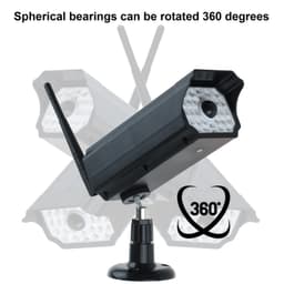 image-Solar Simulation Monitor Lamp Wall Lamp Scare Thief Anti-theft 30LED Infrared Sensor Lamp