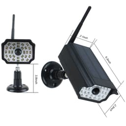 image-Solar Simulation Monitor Lamp Wall Lamp Scare Thief Anti-theft 30LED Infrared Sensor Lamp