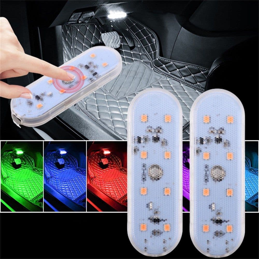 image-Car Induction USB Charging Atmosphere Lamp