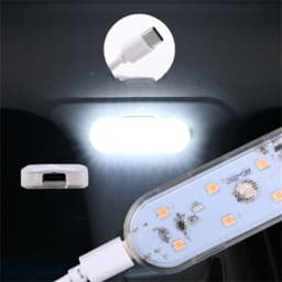 image-Car Induction USB Charging Atmosphere Lamp