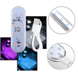 image-Car Induction USB Charging Atmosphere Lamp