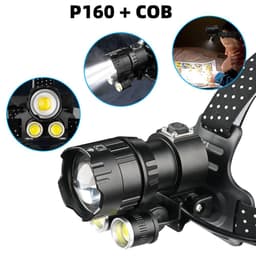 image-Waterproof Camping Working LED4500 Lumen USB Rechargeable Headlamp Mobile Power Supply