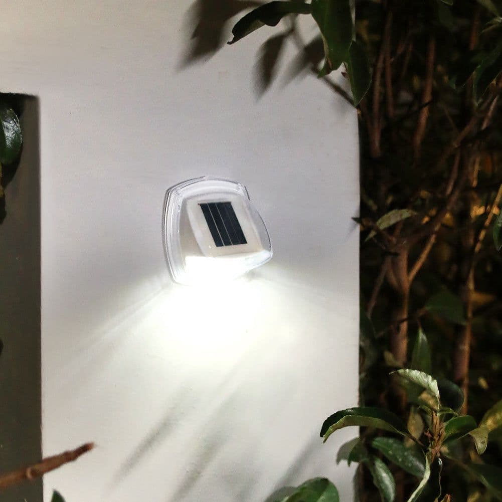 image-Outdoor Solar Courtyard Small Wall Lamp Garden Waterproof Rail Guarding Lamp Home Villa Wall Vintage Ornament Small Night Lamp