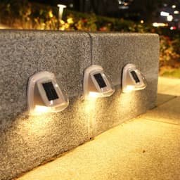 image-Outdoor Solar Courtyard Small Wall Lamp Garden Waterproof Rail Guarding Lamp Home Villa Wall Vintage Ornament Small Night Lamp