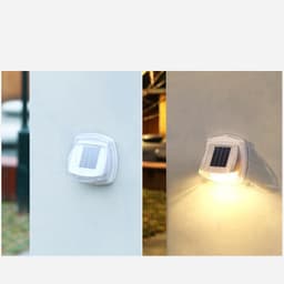 image-Outdoor Solar Courtyard Small Wall Lamp Garden Waterproof Rail Guarding Lamp Home Villa Wall Vintage Ornament Small Night Lamp