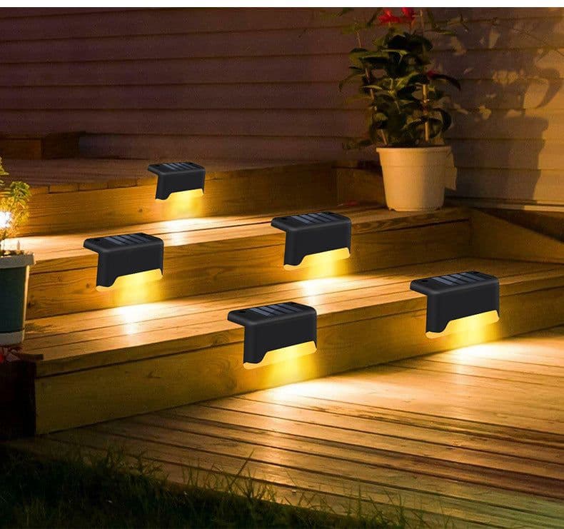 image-Fashion Outdoor Solar Courtyard Stair Light