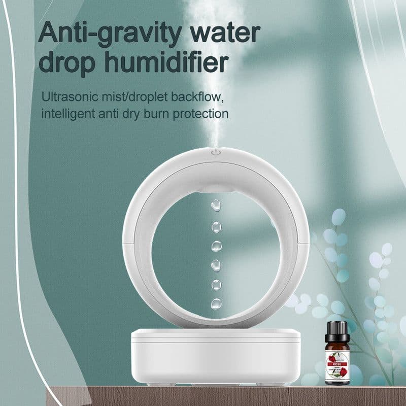 image-Anti-gravity Air Humidifier Mute Countercurrent Humidifier Levitating Water Drops Fogger Electric Humidifiers