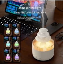image-Rain Cloud Night Light Humidifier With Raining Water Drop Sound And 7 Color Led Light Essential Oil Diffuser Aromatherapy