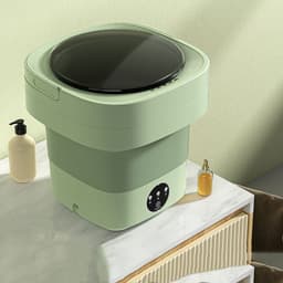 image-Mini Foldable Washing Machine Portable Mini Socks Underwear Panties Washing Machine Big Capacity 3 Models With Spinning Dry Gadgets