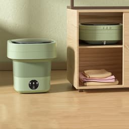 image-Mini Foldable Washing Machine Portable Mini Socks Underwear Panties Washing Machine Big Capacity 3 Models With Spinning Dry Gadgets