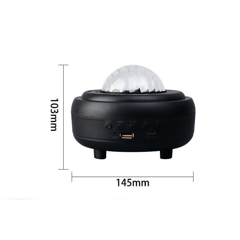 image-Galaxy Star Projector Bluetooth LED Night Light Starry Sky Projector Night Lamp Room Decor Kids Christmas Birthday Gift