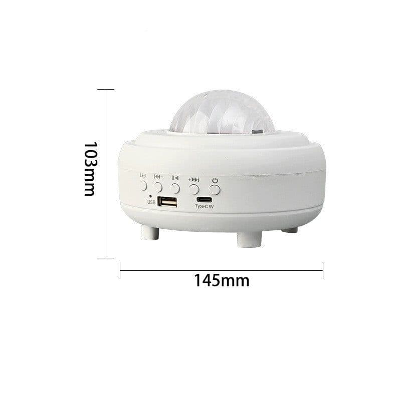 image-Galaxy Star Projector Bluetooth LED Night Light Starry Sky Projector Night Lamp Room Decor Kids Christmas Birthday Gift
