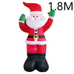 image-Christmas LED Lights Glowing Santa Tree Snowman Inflatable Doll Outdoor Yard Garden Decor