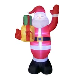 image-Christmas LED Lights Glowing Santa Tree Snowman Inflatable Doll Outdoor Yard Garden Decor