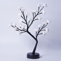 image-Table Lamp Flower Tree Rose Lamps Fairy Desk Night Lights USB Operated Gifts For Wedding Valentine Christmas Decoration