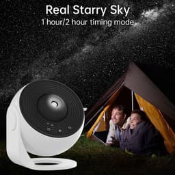 image-Night Light Galaxy Projector Starry Sky Projector 360 Rotate Planetarium Lamp For Kids Bedroom Valentines Day Gift Wedding Deco