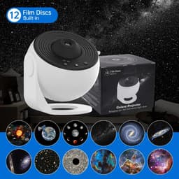 image-Night Light Galaxy Projector Starry Sky Projector 360 Rotate Planetarium Lamp For Kids Bedroom Valentines Day Gift Wedding Deco