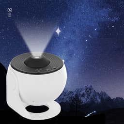 image-Night Light Galaxy Projector Starry Sky Projector 360 Rotate Planetarium Lamp For Kids Bedroom Valentines Day Gift Wedding Deco