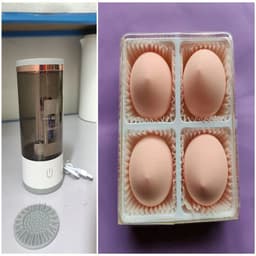 image-Women Eye Shadow Brush Cleaning Tool Portable Electric Makeup Brush Cleaner Machine With USB Charging Automatic Cosmetic Brush