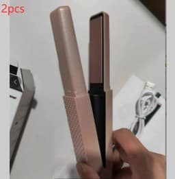 image-Hair Straightener Cordless Usb Hair Straightener Mini Ceramics Hair Curler 3 Constant Temperature Portable Flat Iron For Travel
