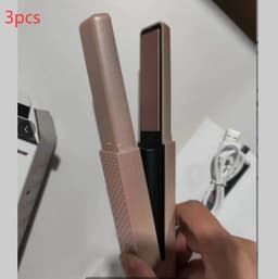 image-Hair Straightener Cordless Usb Hair Straightener Mini Ceramics Hair Curler 3 Constant Temperature Portable Flat Iron For Travel