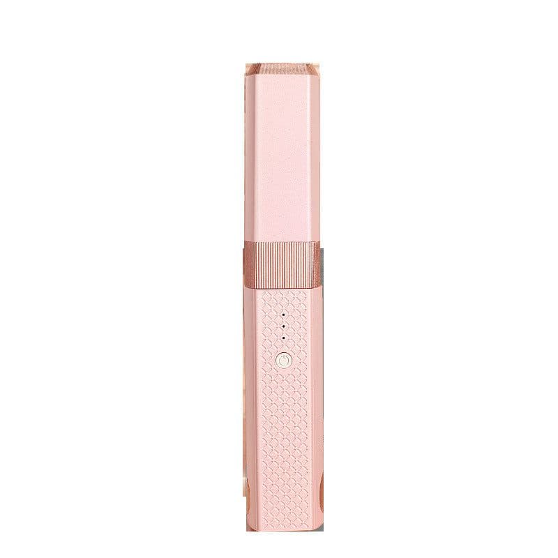 image-Hair Straightener Cordless Usb Hair Straightener Mini Ceramics Hair Curler 3 Constant Temperature Portable Flat Iron For Travel