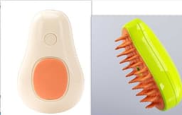 image-Steamy Cat Brush Cat Dog Grooming Comb Electric Self Cleaning Steam Cat Brush For Massage Avocado Shape Pet Spray Cat Grooming