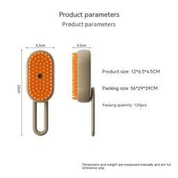 image-Cat Steam Brush Steamy Dog Brush 3 In 1 Electric Spray Cat Hair Brushes For Massage Pet Grooming Comb Hair Removal Combs Pet Products