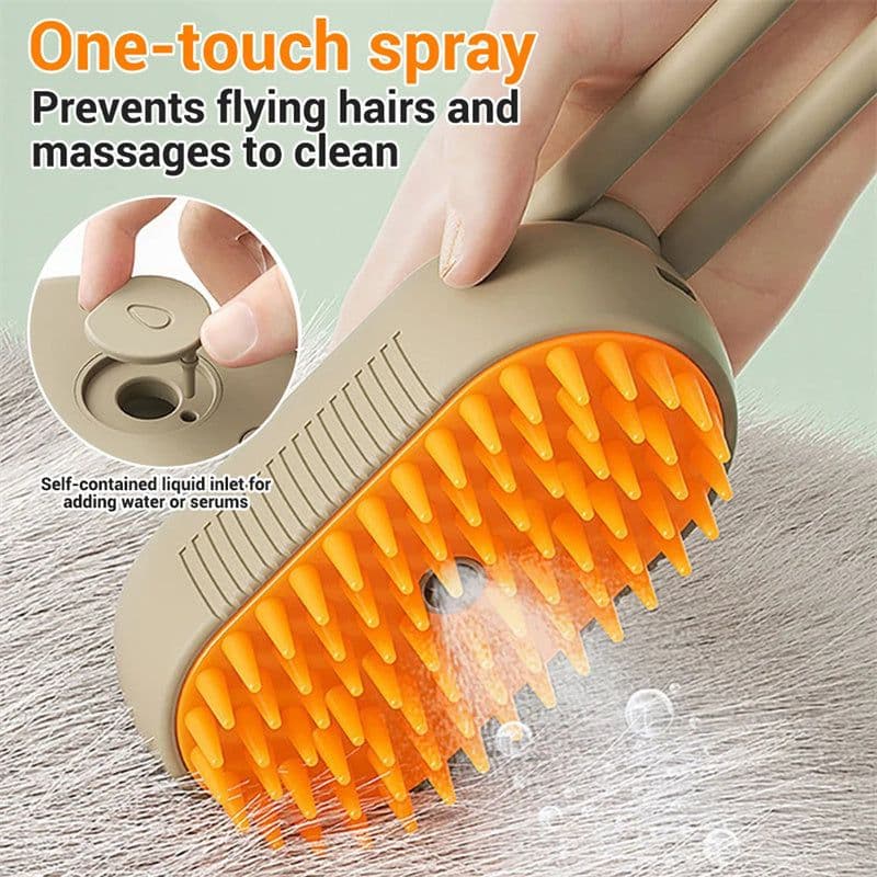 image-Cat Steam Brush Steamy Dog Brush 3 In 1 Electric Spray Cat Hair Brushes For Massage Pet Grooming Comb Hair Removal Combs Pet Products