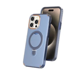 image-New Colorful Magnetic Bracket Phone Case With Holder Stand Cover For Magesafe Magnetic Transparent Wireless Charge Case For Phone
