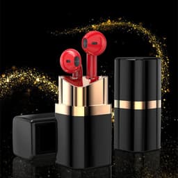 image-Fashion Individual Earphone Lipstick Bluetooth Earphone In-ear Noise Reduction